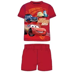 Disney Cars - Disney Cars Jungen T-Shirt + Shorts 2 ans rot