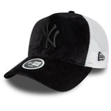 New Era Trucker Damen Cap - Velours New York Yankees schwarz