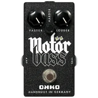 Okko Motörbass aggressive punchy bass distortion Pedal