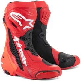 Alpinestars Supertech R Hellrot/Neon-Rot/Schwarz 43