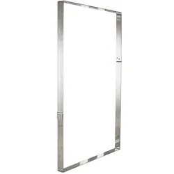 Matfer Rechteckiger Edelstahlrahmen für Süßspeisen, extrastark, 56,5x36,5x3,5 cm (371003)