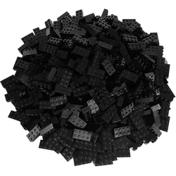 LEGO® 2x4 Steine Hochsteine Schwarz - 3001 - Menge 250x