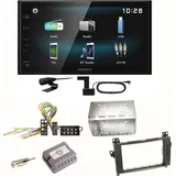 Kenwood DMX-125DAB Bluetooth MP3 DAB+ Einbauset für Mercedes Vito Viano W639