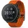 Suunto Vertical Solar BT 49 mm Edelstahlgehäuse schwarz Silikonarmband orange M