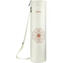 luxuskollektion Yogatasche Yogamatte Reißverschluss Schultergurt Beige Stechapfel