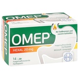 Hexal Omep 20 mg magensaftresistente Hartkapseln 14 St.