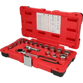 KS Tools Durchgangs-Steckschlüsselsatz 17-tlg.