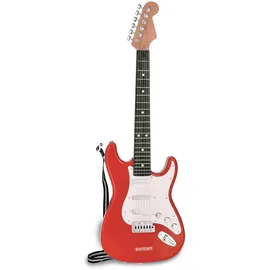 BONTEMPI 241300-Elektrische Gitarre mit Schultergurt, Red
