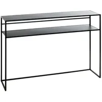 Haku-Möbel HAKU Konsole mit Ablage Metall schwarz (25506)