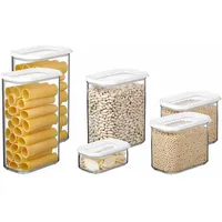 Mepal Modula Küchendose weiß 1 l 6-teiliges Set