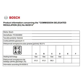 Bosch Herdset mit Backofen Teleskopauszug und Gaskochfeld WOK-Brenner