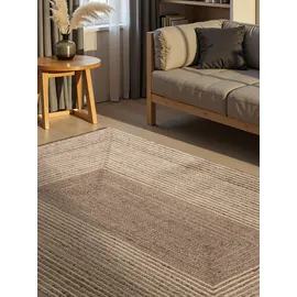 HANSE HOME Juno Line Juteteppich", - Natur Wohnzimmerteppich, Naturteppich, Wohnzimmer Schlafzimmer - Natur weiß braun), 160x230cm