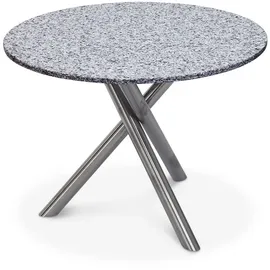 Sit Mobilia Tubo Gartentisch Ø 120 x 75 cm Weiß/Mehrfarbig