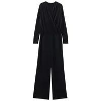 someday Jumpsuit in Wickel-Optik Modell CANDELIA Black, 36