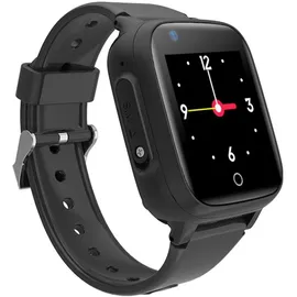 LEOTEC Allo Plus 4G GPS 40 mm Kunststoffgehäuse schwarz Silikonarmband schwarz One Size
