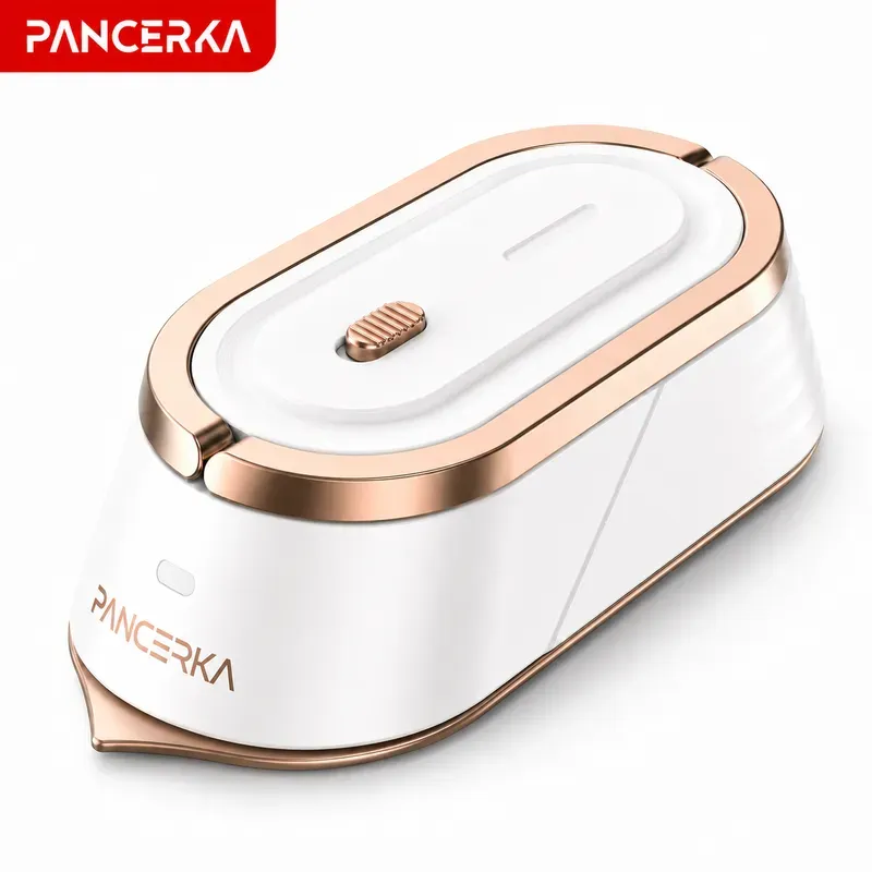 PANCERKA PANCERKA Tragbares Bügeleisen, 110–240 V Breite Spannung, 18 s Schnelles Aufheizen, Kompakt und leicht, Ideal für Reisen und Heimgebrauch, BD-Z401001 Beige
