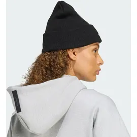 adidas New Logo Beanie Cuff Schwarz/Weiß XXS-XS