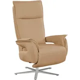 Cantus Fernsehsessel, Ecru, Textil, 77x116x80 cm, Made in EU, Relaxfunktion, Netzbetrieb, Wohnzimmer, Sessel, Fernsehsessel