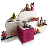 Moliland Sammlervitrine Fächer Setzkasten Holz Sammelbox für Audio-Figuren, Regal für Kinderzimmer, Kinderzimmerdekoration, Hängeregal für Zubehör und Spielzeug