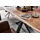 möbelliebling Quincy 160 x 77 x 85 cm Akazie natur/schwarz