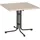 ACAMP Klapptisch Quadratisch Anthrazit-Driftwood 70 cm x 70 cm