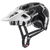 Uvex Radhelm REACT JR. - Ki., white-black (52-56 cm)