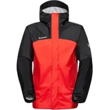 HS Hooded Jacket mammut red/black L - Rot, Schwarz