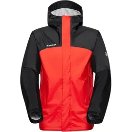 Mammut Microlayer 2.0 HS Hooded Jacket mammut red/black L - Rot, Schwarz