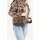Cowboysbag Franklin Umhängetasche Leder Beige/Green