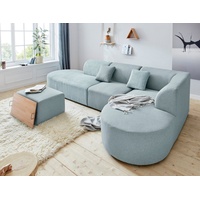 andas Sofa-Eckelement Alesund, als Einzelteile oder Modulteil blau