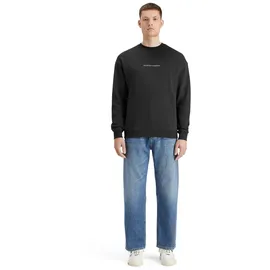 Scotch & Soda SCOTCH&SODA Herren Sweatshirt - Core, Logo Front Chest Sweat, Pullover, einfarbig Schwarz M