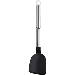CHEF CUISINE Silikon Pfannenwender, L 36 cm, Edelstahl-Griff mit hitzebeständigem Silikon