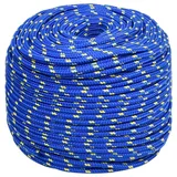 vidaXL Leinen Bootsseil 8 mm 250 m Polypropylen Blau