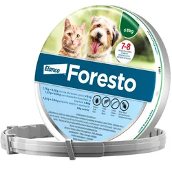 FORESTO Zecken- und Flohhalsband für kleine Hunde und Katzen (38cm)