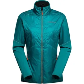 La Sportiva Ascent Primaloft Jacket Women everglade/cherry tomato 733322 S,
