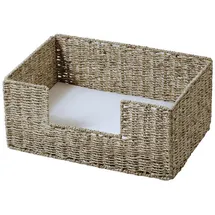 Tierkorb, Natur, Weiß, Naturmaterialien, 30x20x44 cm, Nur In Filialen Erhältlich