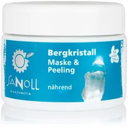 Sanoll Bergkristall Maske & Peeling nährend
