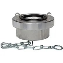 Riegler Storz-Blindkupplung, Kette, Alu, Storz-Größe 100, KA 115 mm