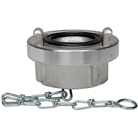 Riegler Storz-Blindkupplung, Kette, Alu, Storz-Größe 100, KA 115 mm