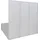 vidaXL Duschwand 141 x 132 cm 3 Paneele Faltbar