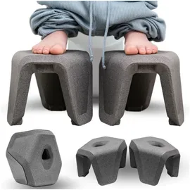 STUUL Design-toilettenhocker Für Erwachsene, Wc Hocker In Basalt, Kl-1ntn-k07r
