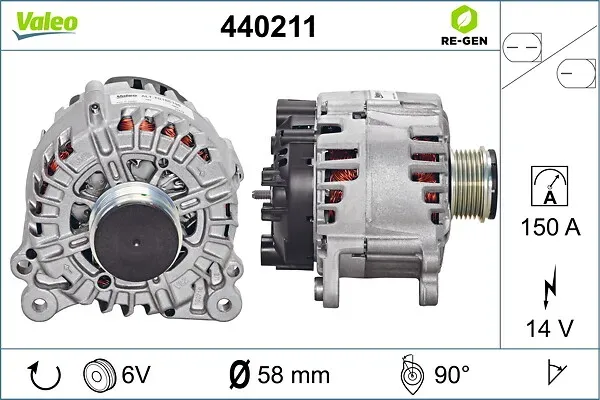 VALEO Generator 440211 für Audi