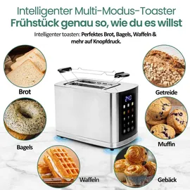 EMERIO Toaster Silber