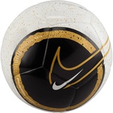 Nike Unisex Round Ball Nk Phantom - Ho23, White/Black/Gold/Gold, 5