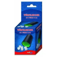 NORIS Würfelbecher mit 6 Würfeln