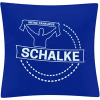 Multifanshop Kissenbezug - Schalke - Meine Fankurve - Druck