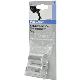Fischer Unisex Sattelstützen 3x Reduzierhülsen-set, silber, Einheitsgröße