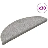 vidaXL Stufenmatten 30 Stk. Hellgrau 56x17x3 cm