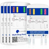 LuxmedIQ 5x LuxmedIQ Drogenschnelltest für 8 Drogenarten - Urin Drogentest Multi Testkassette 5 St