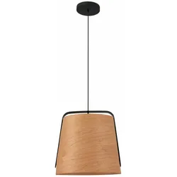 STOOD Hängelampe aus Schwarz und Holz